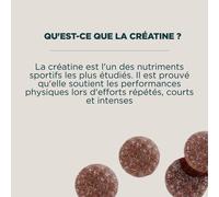 Gummies à la Créatine sans sucre - 90 GUMMIES - 30portions - Framboise