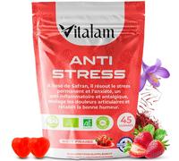 Gummies anti-stress au safran en sachet de 45