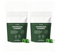 Gummies Au Magnésium For Un Soutien À La Relaxation Nocturne Et Une | Supplément De Magnésium De Bien-être Quotidien Gummies For La Santé Musculaire Force Osseuse Énergie Naturelle(2pcs)