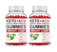 Gummies Au Vinaigre De Cidre De Pomme For La Gestion Du Poids Et Le Soutien Minceur - 60 Gummies Naturelles(2pcs)