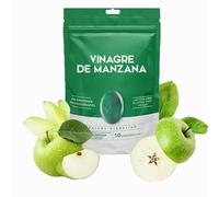 Gummies au Vinaigre de Pomme (50 Pièces) - Aide à la Digestion et au Contrôle du Poids - Sans Sucre, Végan et Sans Gluten - Saveur Pomme Naturelle
