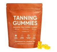 Gummies autobronzants unisexes (à base d'astaxanthine), sérum autobronzant pour femme, pour un teint naturellement hâlé. Idéal pour les soins de beauté quotidiens et la préparation avant un voyage.