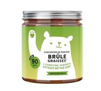 Gummies Brûle Graisses - Concentré de Minceur - L-Cartinine, Chrome, Extrait de Thé Vert avec Biotine et Zinc - Métabolisme - 90 unités (3 mois) - Vegan, Sans sucre - Bears with Benefits