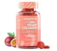 Gummies Collagène Végan | Vitamine C, Acide Hyaluronique, BCAA | Novomins | 60 Gummies Collagène | Alternative à la Poudre de Collagène | Compléments de Collagène Sans Gluten pour Femmes & Hommes