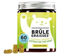 Gummies Complexe de Nutriments - Concentré De Minceur Gummies Avec Chrome, Biotine, Zinc, L-Leucine & Extrait De Thé Vert - 60 unités (1 mois), Vegan, Sans Sucre, Bears With Benefits