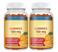 Gummies De Soutien Énergétique Quotidien For Hommes Et Femmes, Savoureux Boost De Vitalité À Croquer, Bouteille De 60 Unités(2pcs)