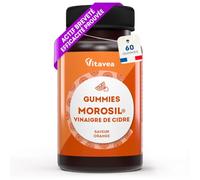 Gummies Morosil® 400 mg Breveté et Vinaigre Cidre - 60 unités | Efficacité Scientifiquement Prouvée du Morosil® - Saveur Orange - 60 unités Vegan - Fabriqué en France - Vitavea