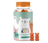 Gummies Multivitamines Enfants Dès 4 ans, Multivit' Kids - Soutien Défenses Immunitaires - Vitamines B12, C, D, E, Zinc et Iode - 30 unités (1 mois) - Vegan, Sans Sucre Ajoutés - Bears with Benefits