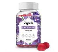 Gummies Safran + Vitamine B6 - 60 Gummies Brevetés | Safran Rouge Catégorie 1 | Extrait Cliniquement Testé | Concentration, Anti-Stress, Humeur | Enfants & Adultes | Cure 30 Jours | Made in France