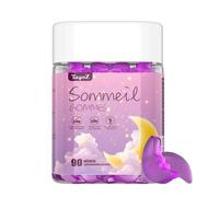 Gummies Sommeil - Flacon de 90 unités - Avec Mélatonine et Vitamine B6 - Favorise la relaxation nocturne et le rythme naturel du sommeil - Sans sucre - Convient aux végétariens