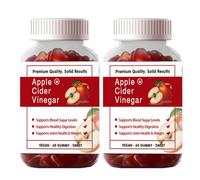 Gummies Végétaliennes Au Vinaigre De Cidre De Pomme, Soutien Digestif Naturel, 60 Unités(2pcs)