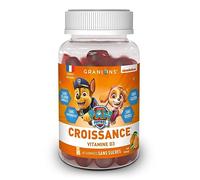 Granions Gommes Croissance Pat Patrouille – D3 & Iode – Goût orange – 60 gommes