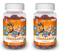 Gummies Vitamine D3 GRANIONS PAT PATROUILLE | Complement alimentaire | Croissance, fonction musculaire | Vitamine d3 | Goût orange | Sans gélatine animale, sans sucres | Made in FR | 60 gummies