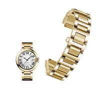 GUMMMY Bracelet de montre en acier inoxydable pour Cartier Ballon Bleu Série 20 x 12 mm 18 x 11 mm 14 x 8 mm W6920046 Bracelets Femmes Hommes, 16-8mm, Agate