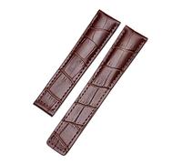 GUMMMY Bracelet de montre en cuir véritable 20 mm 22 mm pour bracelet de montre Tag Heuer pour homme, 20mm Black Buckle, Agate