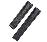 GUMMMY Bracelet de montre en cuir véritable pour TAG Heuer, 19 mm, 20 mm, 22 mm pour homme avec fermoir déployant, 19mm, Agate