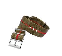 GUMMMY Bracelet de montre en nylon texturé pour Tudor Biwan xiaohonghua Qicheng Series 1958 20/21/22 mm, 21mm, Agate