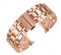 GUMMMY Bracelet de montre pour Tissot T035 T035407 T035439 - Bracelet de luxe pliable en acier inoxydable - Accessoires de montre de rechange, 18mm, Agate