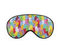 Gummy Bears Bonbons Sommeil Masque Pour Les Yeux Mignon Bandeau Pour Les Yeux Couvre Les Yeux Pour Femmes Hommes Cadeaux