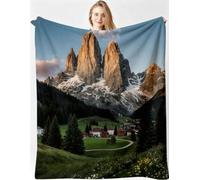 Gumntun Couverture 3D 150x200 Prairie Forestière Polaire Peluche-A369