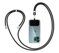 GUMO-LONG Chaîne de téléphone portable universelle à bandoulière - Compatible avec n'importe quel téléphone portable et smartphone, chaîne à bandoulière, étui avec cordon
