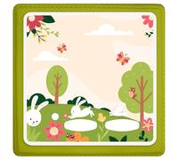 Gumpie Film de protection pour Toniebox garçons et filles (forêt) - Housse et film en vinyle autocollant et anti-rayures pour Tonie Box - Accessoires et pièces de rechange pour jouets d'enfants -