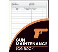Gun Maintenance Log Book: Tracking Cleaning History, Service Activity, Rounds Fired, and Ongoing Care