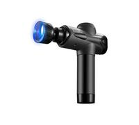 Terraillon Pistolet de massage Gun Massager Expert, 20 vitesses, écran digital, 5 embouts, Noir