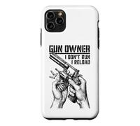 Gun Owner I Don't Run Reload Revolver Pistolet Bullet Coque pour iPhone 11 Pro Max