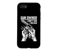 Gun Owner I Don't Run Reload Revolver Pistolet Bullet Coque pour iPhone SE (2020) / 7/8