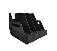 Gun Pistol Revolver Arme de poing Rack Stand, convient à 4-8 la plupart des pistolets de cross-country, mousse rembourrée pour la protection, accessoires de rangement pour armoire Gun Safe (4-Slot)