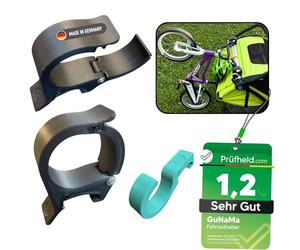 GuNaMa Porte-roue d'exercice et support pour vélo d'enfant pour Thule Chariot à partir de 2017 Sport Cross Cab Lite 2, poussette, support pour remorque de vélo Thule, porte-vélo, accessoires