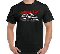 Guncha 350Z T-Shirt Mens Inspired Fan Car Enthusiast Parts Top Black S