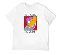 Guncha T-Shirt Jersey Shirt Bed Stuy Do Or Die-Do The Right Thing Movie Spike Lee White L