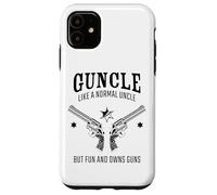 Guncle, Like a Normal Uncle But Fun and Owns Guns Coque pour iPhone 11