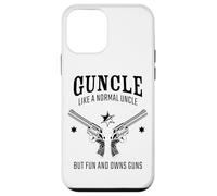 Guncle, Like a Normal Uncle But Fun and Owns Guns Coque pour iPhone 12 mini