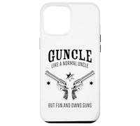 Guncle, Like a Normal Uncle But Fun and Owns Guns Coque pour iPhone 12 Pro Max