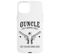 Guncle, Like a Normal Uncle But Fun and Owns Guns Coque pour iPhone 15 Plus