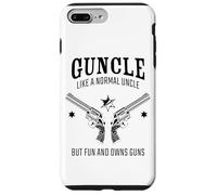 Guncle, Like a Normal Uncle But Fun and Owns Guns Coque pour iPhone 7 Plus/8 Plus