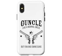 Guncle, Like a Normal Uncle But Fun and Owns Guns Coque pour iPhone X/XS