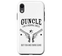 Guncle, Like a Normal Uncle But Fun and Owns Guns Coque pour iPhone XR
