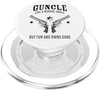 Guncle, Like a Normal Uncle But Fun and Owns Guns PopSockets PopGrip pour MagSafe