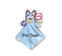 GUND Couverture en peluche douce et durable, fabriquée avec des matériaux recyclés, couverture pour bébé avec animal en peluche, bleu, 33 cm (personnalisé)