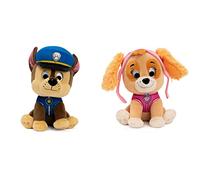 GUND LA Pat' Patrouille - Peluche Stella et Chase 15 CM - Lavable en Surface - Jouet Premier Age