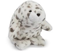 GUND Nuri Leopard Seal Peluche premium à partir de 1 an Blanc/gris 25,4 cm