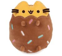 GUND Pusheen - Biscuit trempé au chocolat, animal en peluche à partir de 8 ans, marron/jaune, 15,2 cm