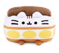 GUND Pusheen Tiramisu - Peluche spongieuse - Animal en peluche à partir de 8 ans - Blanc/marron - 10,2 cm