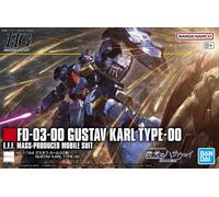 Bandai Maquette plastique HG 1/144 Mobile Suit Gundam Hathaway Gustav Carl 00 Type