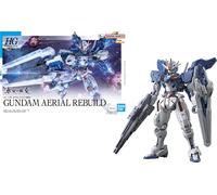 BANDAI SPIRITS Bandai Hobby - Mobile Suit Gundam : The Witch from Mercury - #19 Gundam Aerial Rebuild, HG 1/144 Kit de modèle, bleu