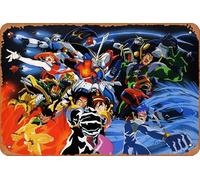 Gundam Mobile Fighter G Gundam Anime Poster Décoration murale rétro Plaque métallique 20,3 x 30,5 cm